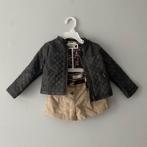 Biker leather jacket oshkosh 18 months
